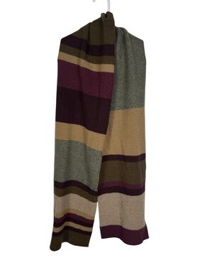 Banana Republic Lambswool Cashmere Striped Scarf, One Size